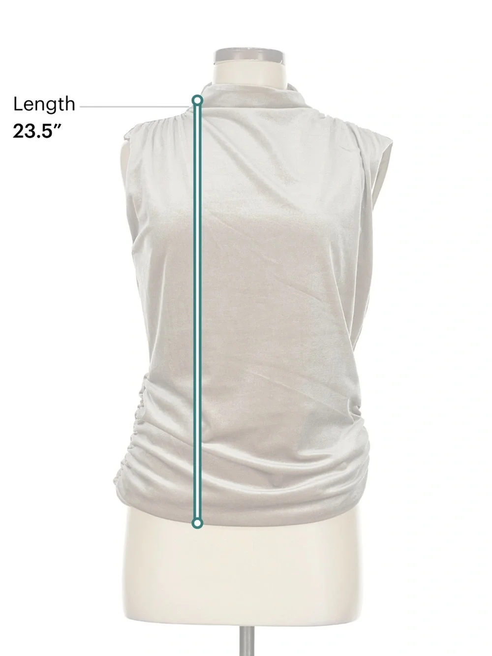 Melrose and Market Mock Neck Sleeveless Top -